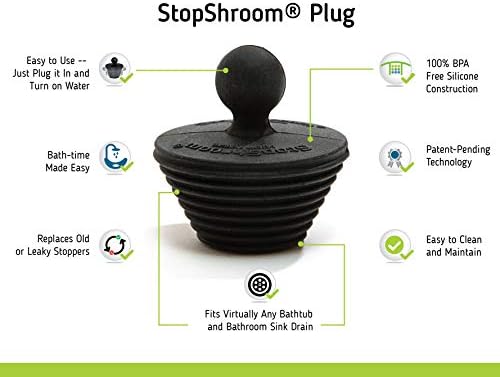 SinkShroom Combo Edition Drain Protector Hair Catcher and Stopper 1