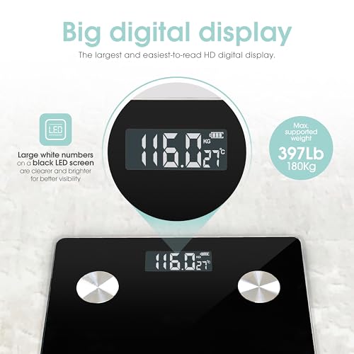 Powerfit Smart Scale with BMI and Body Fat Measurement 1