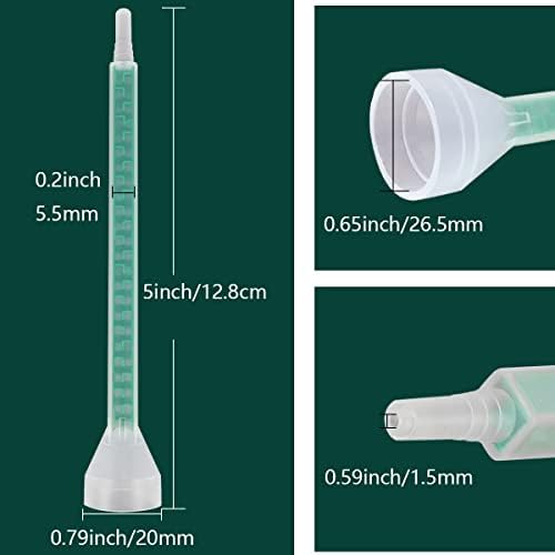 Weilan 24 Element Square Static Mixing Nozzle Tips