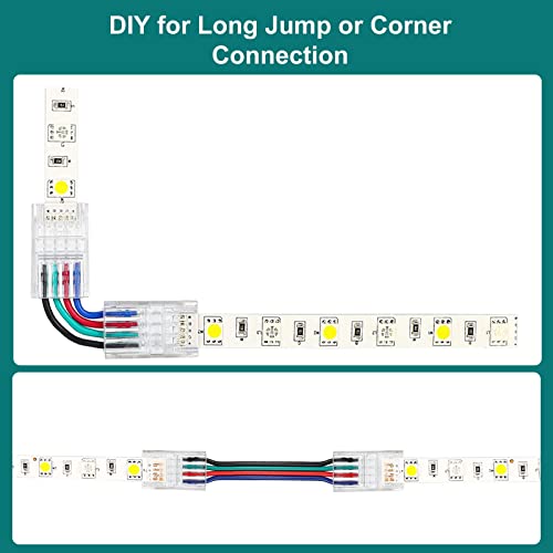 iCreating 328ft 22 AWG 4Pin RGB LED Strip Wire Cable Strand