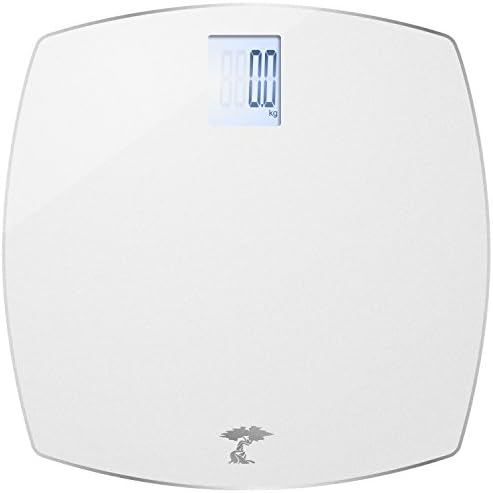 Precision Digital Glass Bathroom Scale 400 lb Capacity