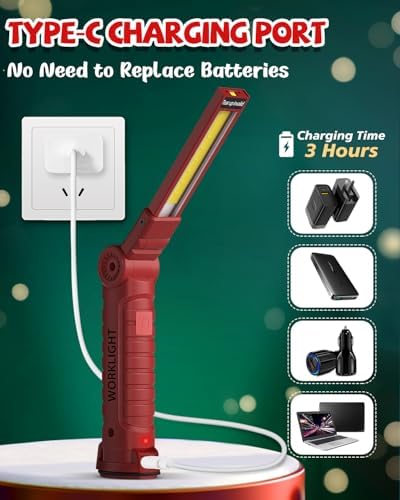 Coquimbo 4 Pack Rechargeable LED Work Lights