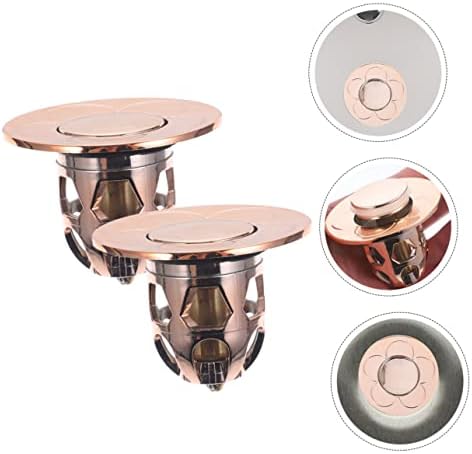Yardenfun Copper Sink Drain Plug 2pcs Bathroom Accessories
