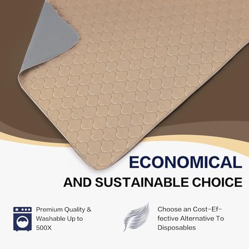 Alsunny Washable Bed Pads for Incontinence 2 Pack