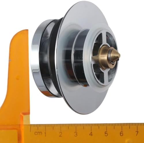 Universal Chrome Bathtub Drain Stopper with Tip Toe Design