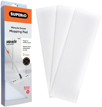 Superio Magic Eraser Mop Refill Head 3 Pack