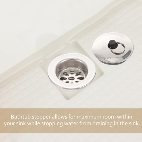 SOESFOUFU Stainless Steel Sink Drain Stopper