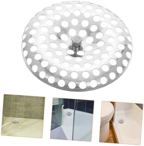 Amosfun Stainless Steel Shower Drain Cover with Hair Catcher