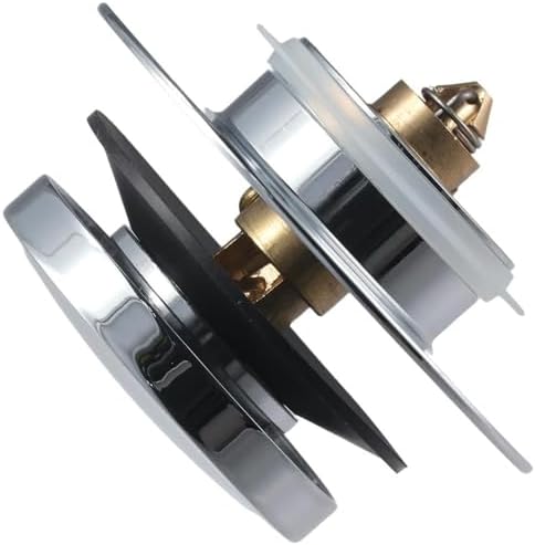 Universal Chrome Bathtub Drain Stopper with Tip Toe Design