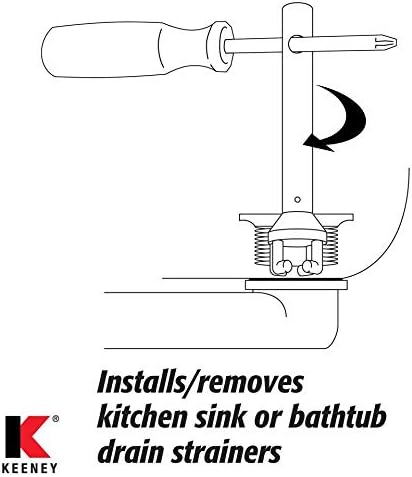 Plumb Pak K840-66 Kitchen and Bath Strainer Tool