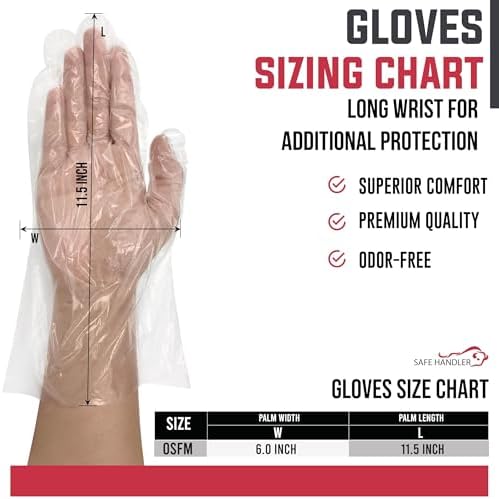 KLEEN HANDLER 3 Pack Heavy Duty Mop Heads 100 Safe Handler Gloves