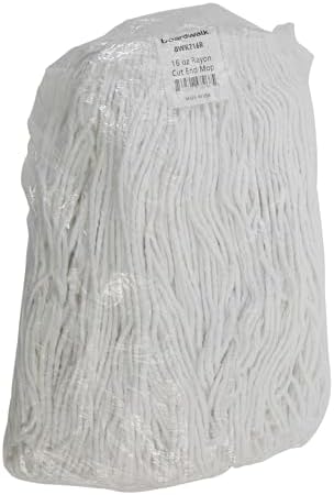 Boardwalk Premium Cut-End Wet Mop Heads 16oz White 12Carton 1