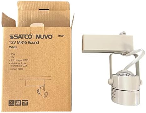 Nuvo TH234 One Light Track Head Round White