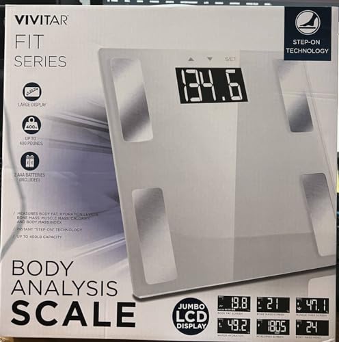 Vivitar PS-V163-WHT Digital Body Fat Scale
