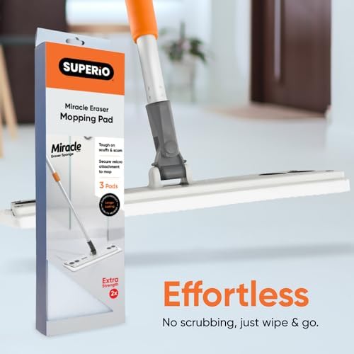 Superio Magic Eraser Mop Refill Head 3 Pack