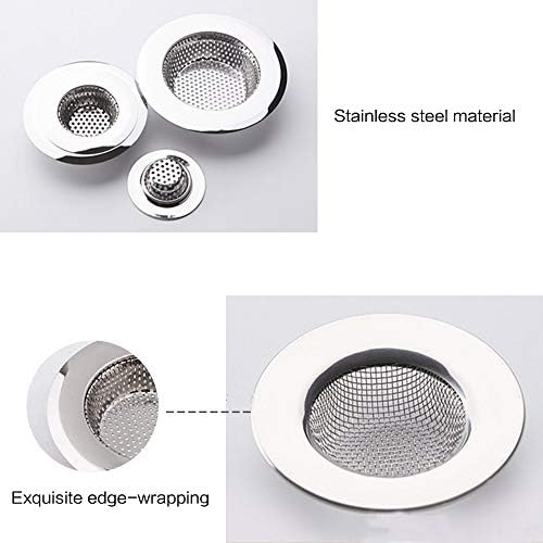VIDYSUFYR 4 Pack Drain Stopper Hair Catcher for Kitchen and Bathroom