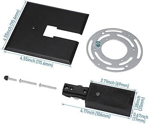 LEONLITE H Track Power Feed Connector with Cover 1