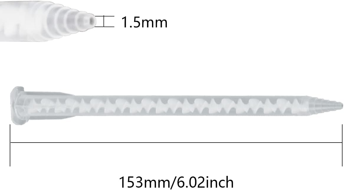 Huiyinxuan 21-Element Epoxy Mixing Nozzle Tips 10 Pieces 1