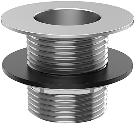 Stainless Steel Bar Sink Drain 1 NPS Thread for 1-38 Opening
