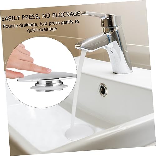Homoyoyo Bathtub Drain Plug Cover Pop-up Strainer