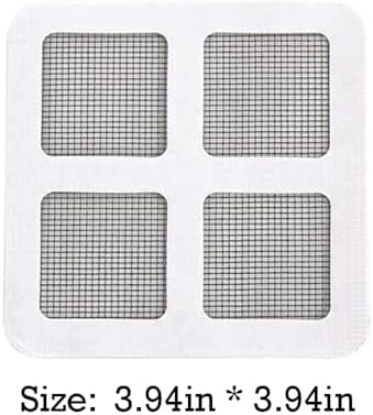 CVSN 30pcs 4 X 4 Disposable Shower Drain Cover Strainer Hair Catcher