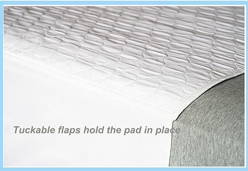 Jadefun 2 Pack Reusable Bed Pads for Queen 34X60 Waterproof Incontinence Underpad