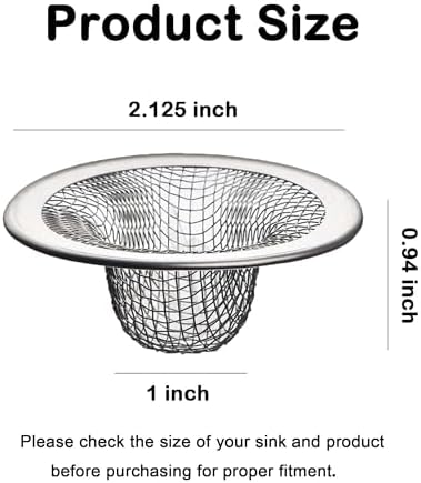 20Pcs Small Drain Mesh Basket for Bathroom Sink