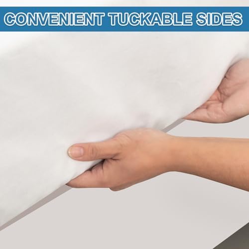 OUTCREATOR Reusable Bed Pad with Tuck-in Sides 34x60 Inches