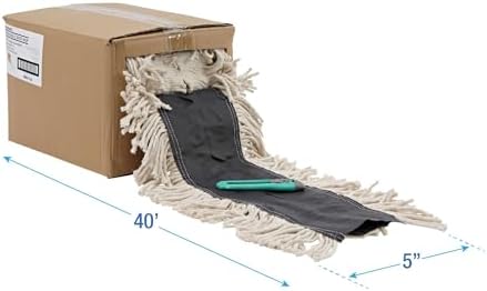 Boardwalk BWKFF40 5 in Flash Forty Dustmop - Natural 1