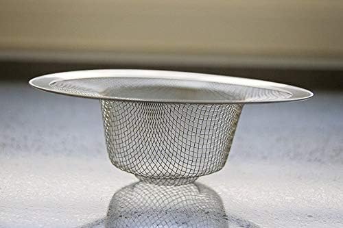 FMH Heavy Duty Stainless Steel Drain Strainer Set of Two 1