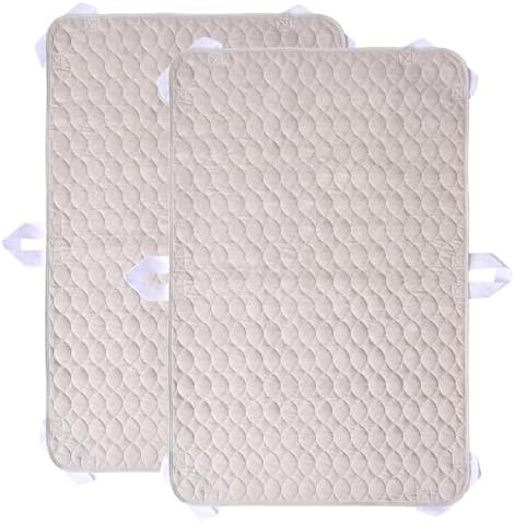 JUSSYOS Reusable Bed Pad with Handles 2 Pack for Incontinence