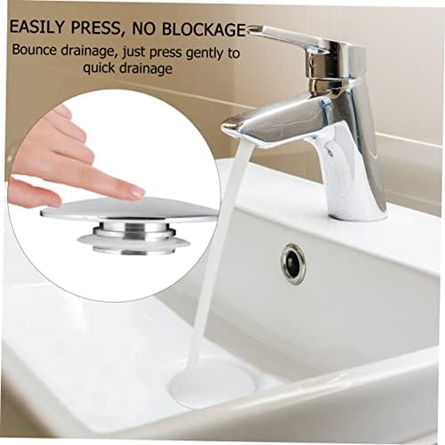 LIFKOME Zinc Alloy Tub Drain Stopper Cover 1