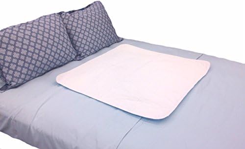 Premium Soft Waterproof Bed Pad 34x36 Inch - 300 Washes Reusable Incontinence Protection