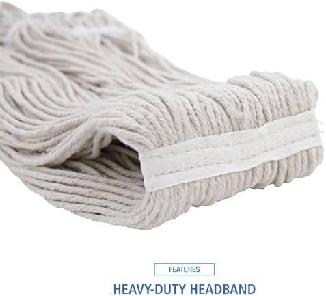 Boardwalk Premium Cut-End Wet Mop Heads 16oz White 12Carton 1