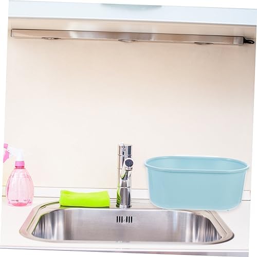 LIFKICH 2Pcs Sturdy Kitchen Sink Drain Basket with Food Strainer and Colander