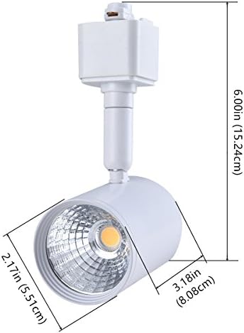 Mirrea 6 Pack LED Track Light Heads Warm White 3000K