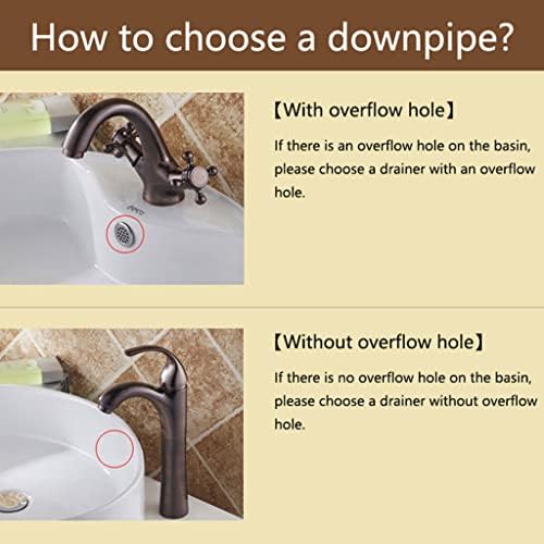 Haoyull Copper Bathtub Plug with Overflow Drain