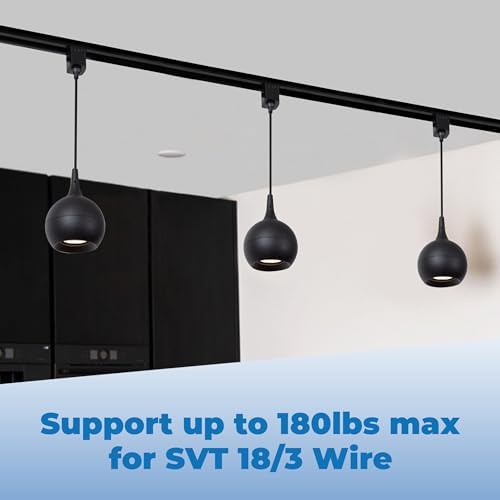 OHLECTRIC Pendant Track Adapter - Pack of 4 Black