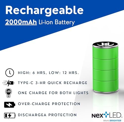 NextLED NT-6633 Rechargeable Neck Light with Magnetic Base
