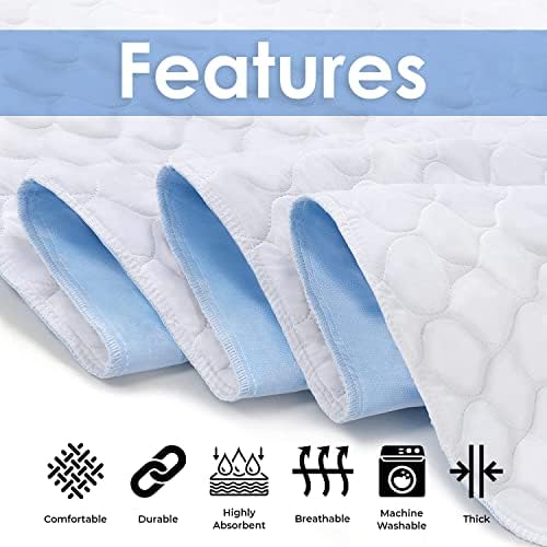 Avalon Care Washable Bed Pads 34x36 Inches Pack of 4 1