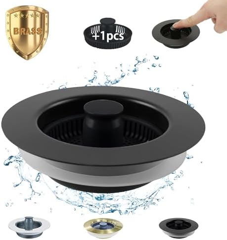FEIOOD 3 in 1 Kitchen Sink Strainer and Stopper