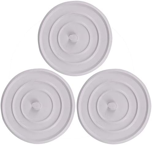 3 Pack 45-Inch Universal Silicone Drain Stopper Plug