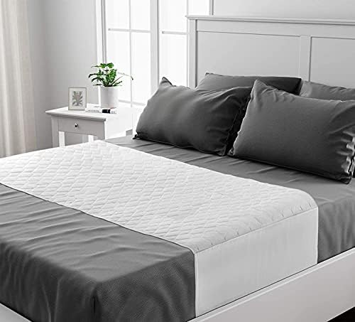 Lynmark Washable Bed Pads - Non-Slip Waterproof Incontinence Protector for Bedwetting