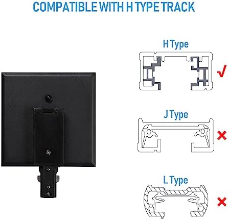 LEONLITE H Track Power Feed Connector with Cover 1