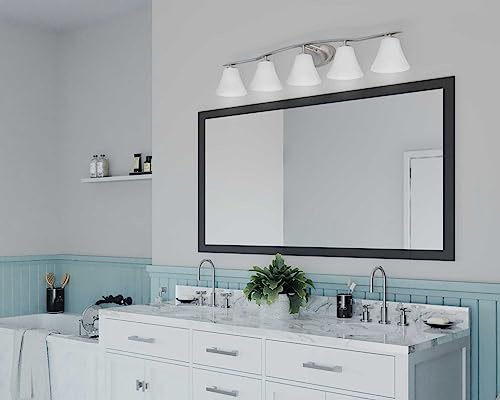 5-Light Brushed Nickel Bath Light by Progress