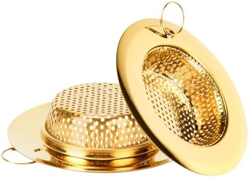 Blueden 2 Pack Stainless Steel Sink Strainers with Pull Ring 1