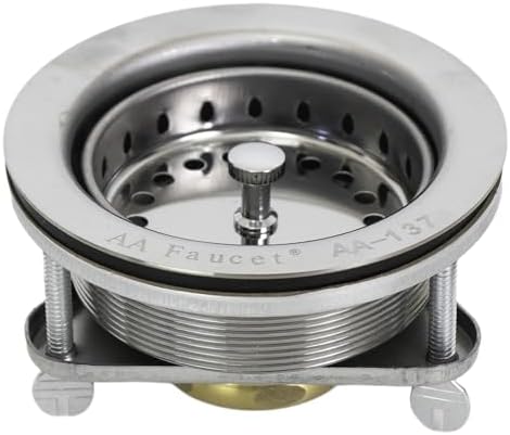 AA-137 3-12 Inch Stainless Steel Drain Strainer Kit 1
