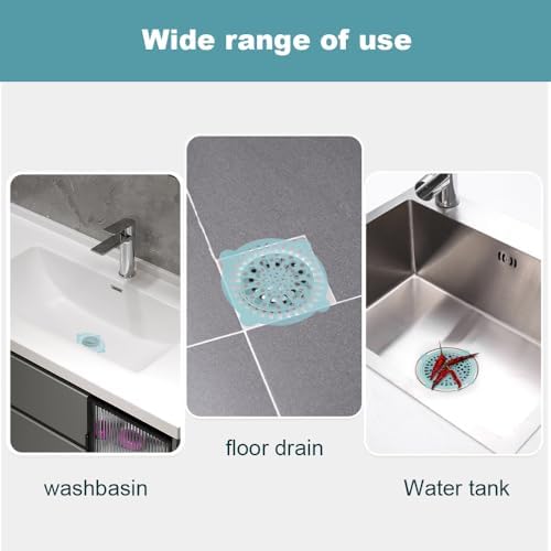 Drkicsy Drain Hair Collector with Strong Adhesive 50 Pcs