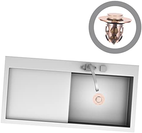 SEWOART Universal Copper Drain Stopper for Bath and Kitchen