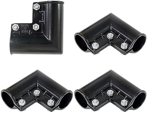 Aiwaiufu 4-Pack Galvanized Aluminum Gate Corners